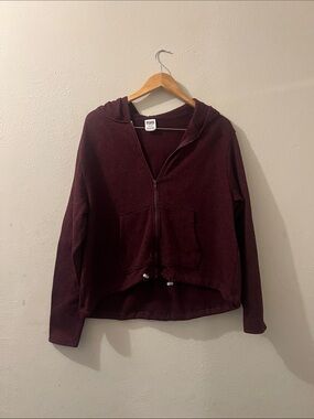 Pink Victoria Secret Marron Zip Up Jacket